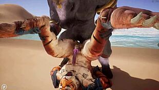 gay furry characters engage in wild anal assfucking in wildlife setting