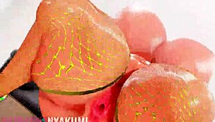 Brazilian Miku animation with big tits and monster cock.