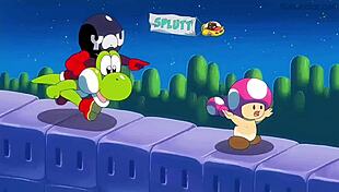 Peach and daisy in spanish subtitles