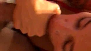 hey, that spanish latina babe is sucking and fucking that huge monster cock so eagerly