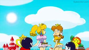 Peach and daisy in spanish subtitles