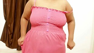 Asian teen girl with big tits in casual setting