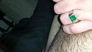 Blowing my friend Zach at the party.