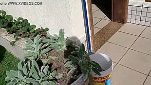 Polly Petrova and Rachell Miranda flaunt big asses in outdoor brazilian adventure