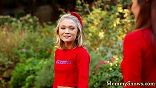 Stepmom Fingers Cheerleader Pussy