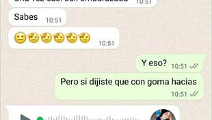 she tells me she'll share more