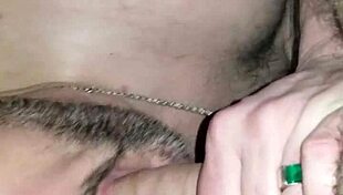 Blowing my friend Zach at the party.