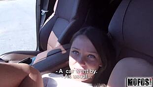 Cutie gets roadside video starring Foxy Di