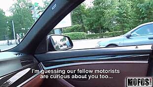 Cutie gets roadside video starring Foxy Di