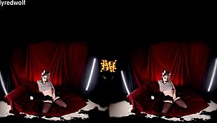 Helluva Boss VR Test Experience with Anime Cosplay and Kinky Elements