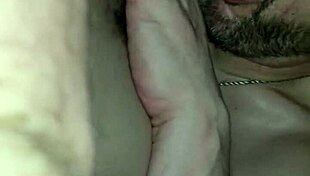 Blowing my friend Zach at the party.