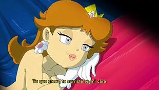 Peach and daisy in spanish subtitles