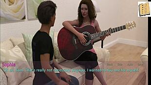 This wife and her stepmother, both milfs with big tits and asses, are playing a homemade game together