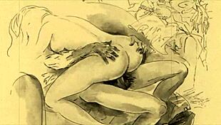 Vintage Anime Erotic Sketches