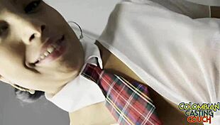 first time latina in cosplay nails casting.