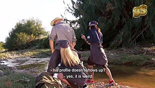 Hey, check these two slut cops banging in a Discovery Channel parody!