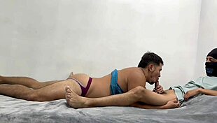 They're sucking my ass for the first time, and I love it!