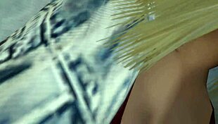 In GTA 5, a first-person view of picking up hooker number 8