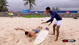 Gay surfer from south zone gets fucked in POV amateur fetish scene.
