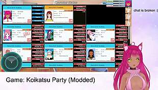 lewdneko says, 'let's play koikatsu party and get wild with oral and fucking'