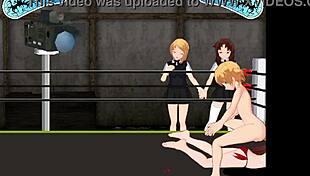 Princess Karin Fights Nina in the Ring