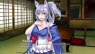 Tails and titties hotspring episode features washing by four catwomen.