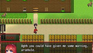 Harem In Another World Harem Hentai Game Ep 3 Farmers Daughter Plays With Furry And Horsecock Dildo