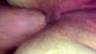 Wife Enjoys Intense Anal Pounding at Home