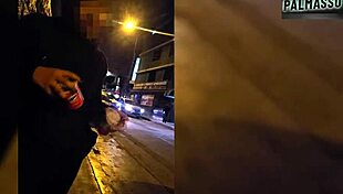 Waiting for My Boyfriend, But a Stranger Convinced Me to Film a Creampie Clip!