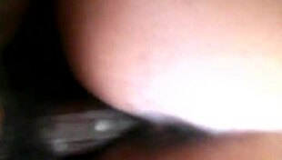 Black Chick's Fat Ass Pussy Gets Creamy Squirting Creampie! 🍑