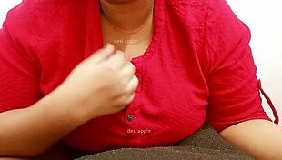 Look at this sexy bhabhi showing her big tits, he says