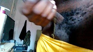 look at this big black dick, he says, admiring the monster cock in all its glory