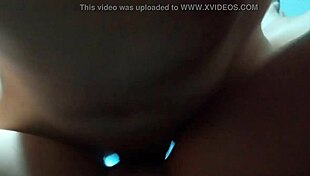 old corno cleans creampie from milf wife's pussy in amateur brazilian