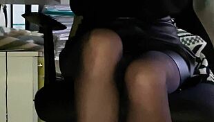 Alicia Shows Off Her Upskirt