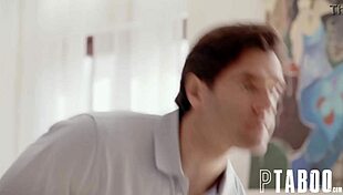 bella rolland gives ken feels a blowjob in pov