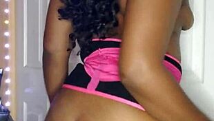 Ebony beauty Naejae proudly displays her sexy big ass for everyone!