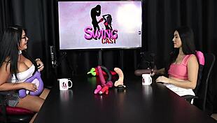 Gostosa Demonstrates Skills With Toys In Sheer Red Outfit. Karen Gon�alves Glamour Compilation