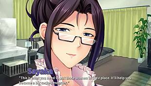 Mommy Sensei Gives Horny Homework Blowjob in Hentai Anime