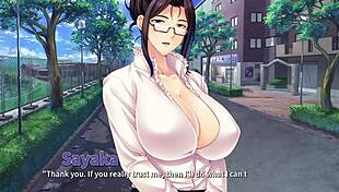 Mommy Sensei Gives Horny Homework Blowjob in Hentai Anime