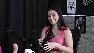 Gostosa Demonstrates Skills With Toys In Sheer Red Outfit. Karen Gon�alves Glamour Compilation