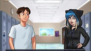 Summertime Saga 98, wanna see my wild anime moves tonight?