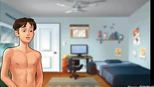 Summertime saga features a live face-riding scene