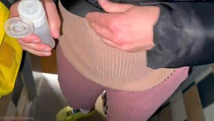 stepmom tempting stepson with public bathroom encounter