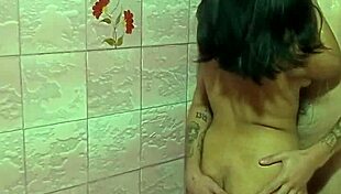 Otaku Couple Enjoys Relaxing Bath in Bathroom