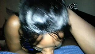 this ebony babe is a sloppy dick eater