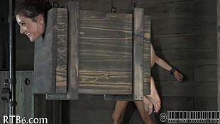 bdsm slave wears collar for intense play