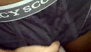 young guy masturbating during gay blowjob