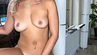 luna luxe in pink fishnet lingerie looking like an absolute smoke show