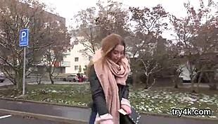 Hey, this lovable girl sucks dick in pov and gets pounded