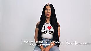 Holly Day shares thick curves in solo masturbation interview